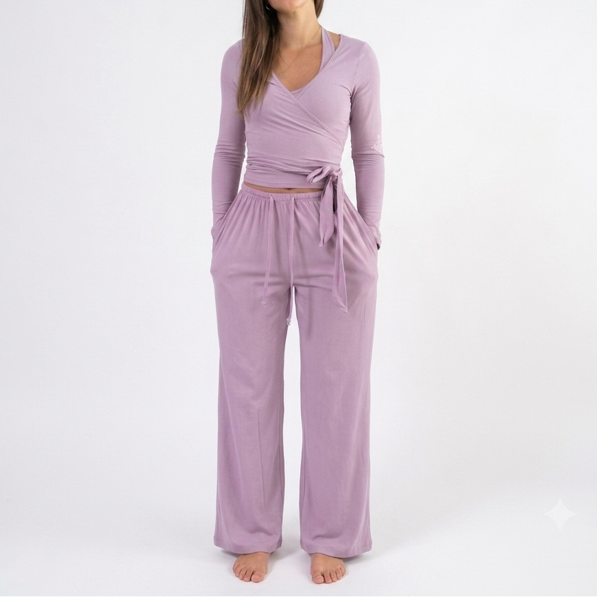 Mauve 3-Piece Athleisure Set