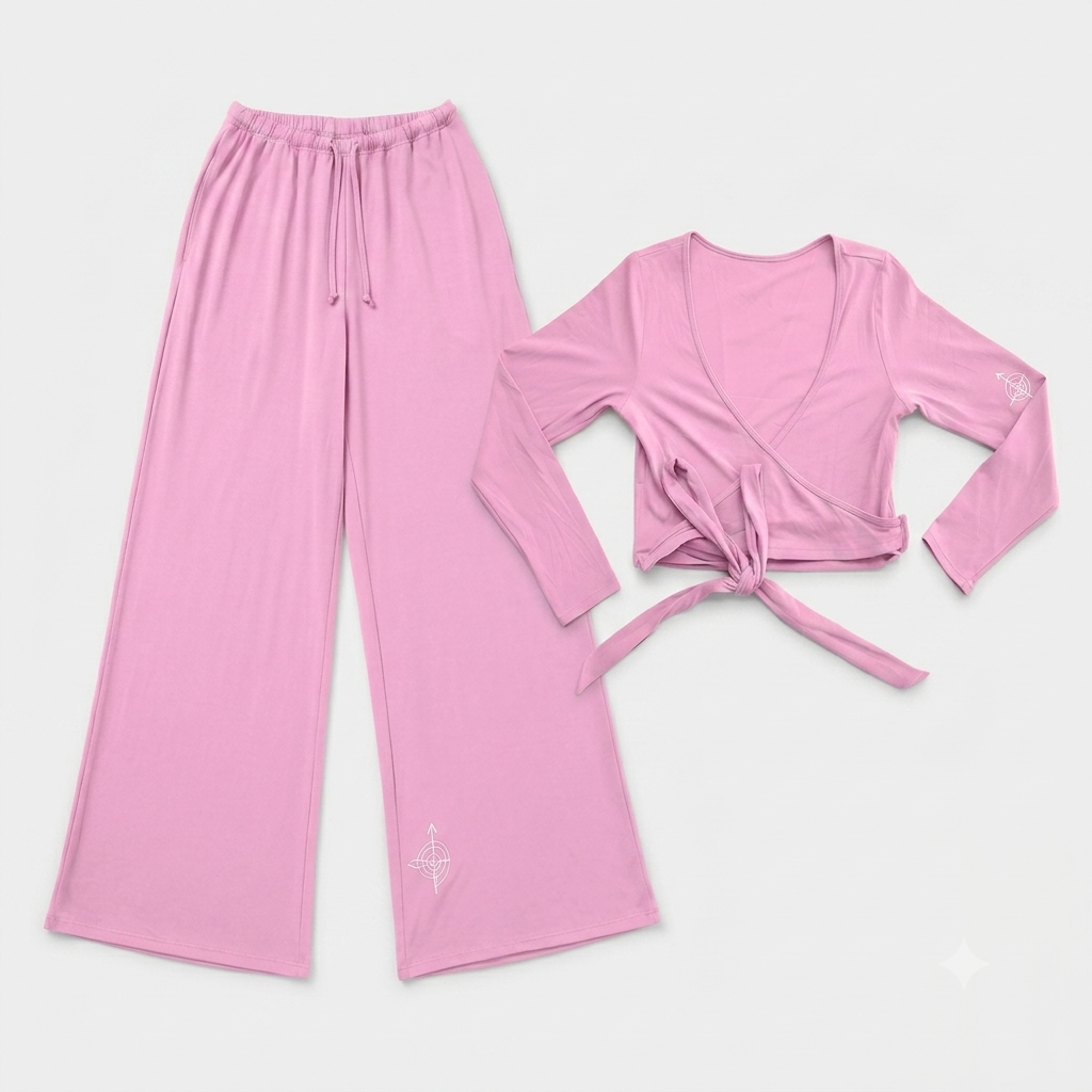 Baby Pink 3-Piece Athleisure Set