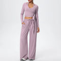 Mauve 3-Piece Athleisure Set