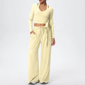 Pastel Yellow 3-Piece Athleisure Set