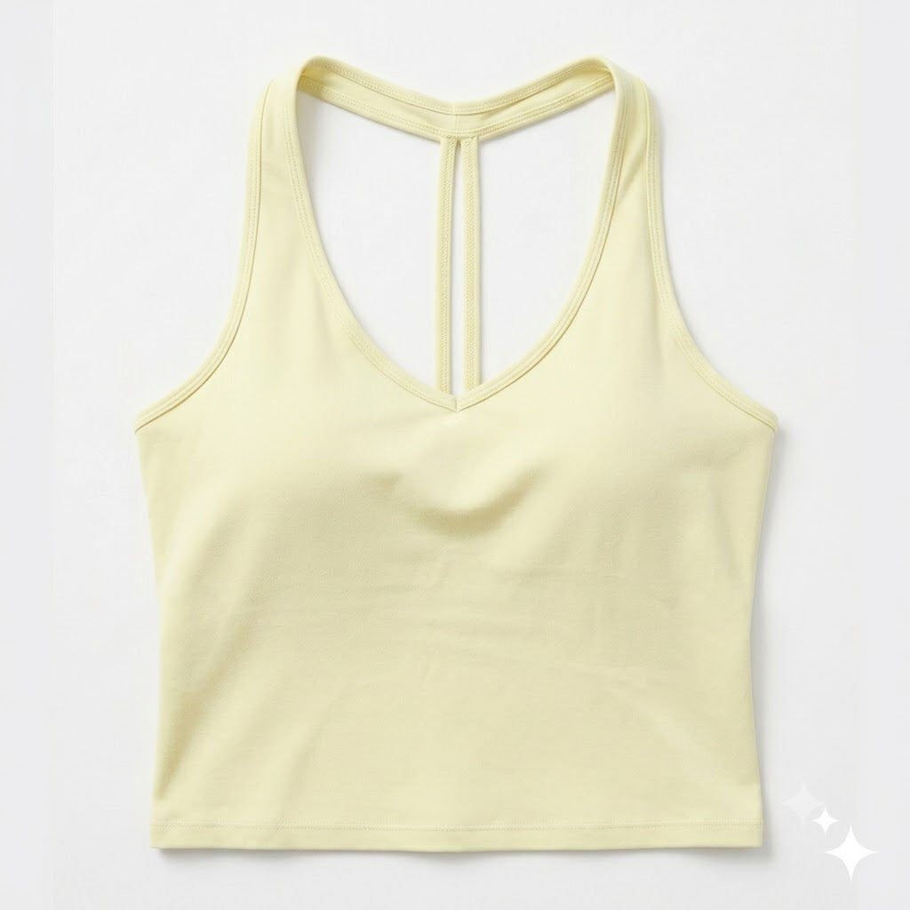 Pastel Yellow 3-Piece Athleisure Set